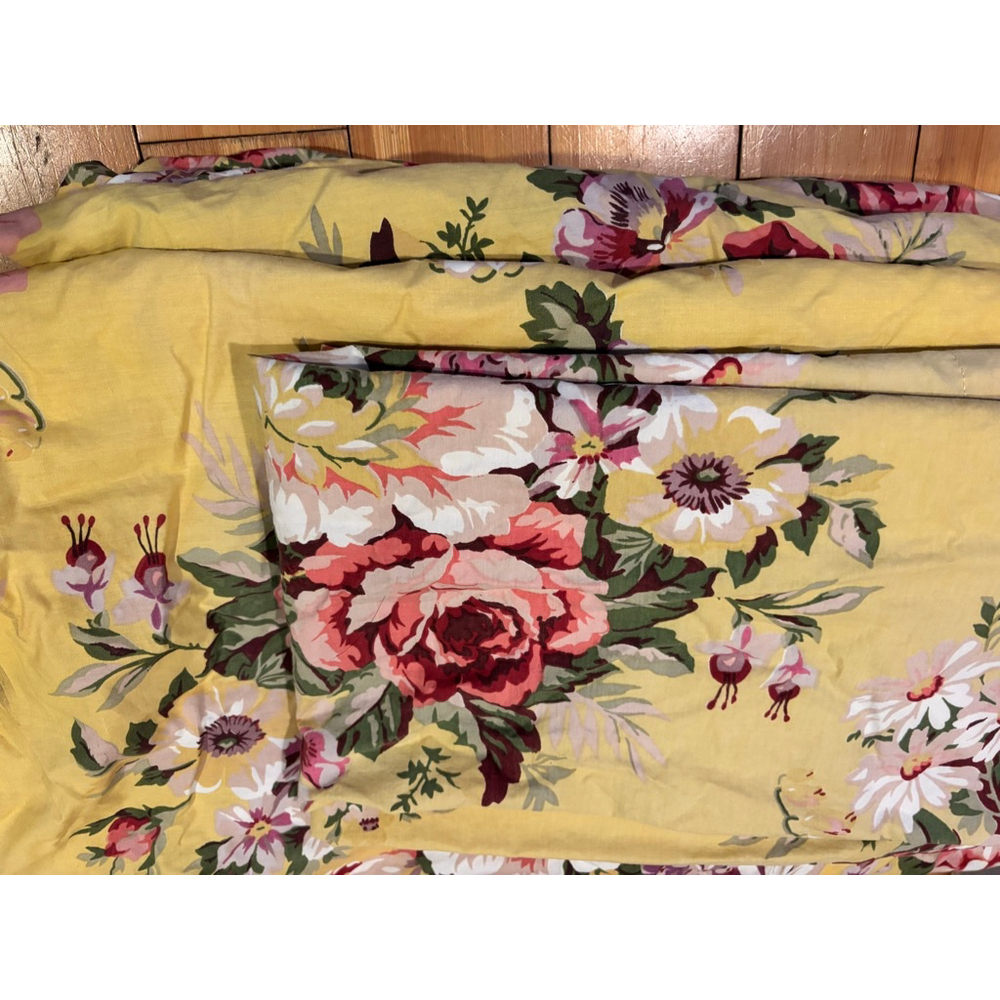 Vintage Ralph Lauren Sophie Brooke Yellow Brooke Set of 4 Fitted Twin 2 cases